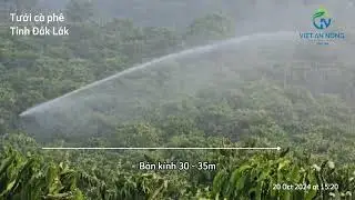 B&eacute;c tưới c&agrave; ph&ecirc; Lux S35, b&aacute;n k&iacute;nh từ 30 - 35 m&eacute;t (Việt An N&ocirc;ng)