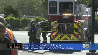 San Jose Firefighters Knock Down Fire At Oak Grove High School