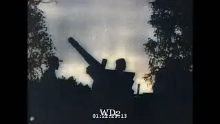 WW2 COLOR! Russian Artillery FIRE Lights Night Sky! World War 2 Russian FIREPOWER VS German Army!