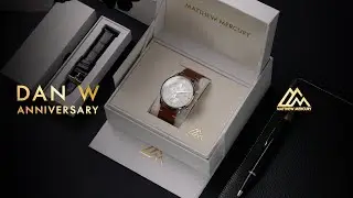 Dan W Anniversary by Matthew Mercury watches close up review