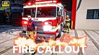 Playing GTA 5 As A FireFighter in GTA 5 ||Day 23|| GTA 5 Mod| 4K