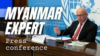 Myanmar Expert Tom Andrews Meets the Press in Geneva