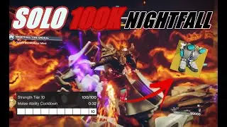 Solo 100k Ordeal Nightfall - Without Using Artifact Mods - W/Randy's Throwing Knife - Inverted Spire
