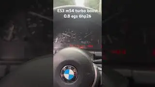 Bmw e53 m54 turbo psr3076gen2 egs 6hp26 boost 0.8