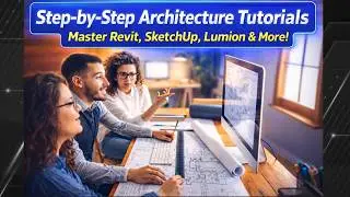 Learn&nbsp;Software&nbsp;Architecture&nbsp;Design&nbsp;|| Design Smarter, Not Harder ||Revit, SketchUp, Lumion & more!