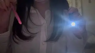 【ASMR】頼りない新人女医による脳神経検査🧠Cranial nerve examination 뇌신경검사♩