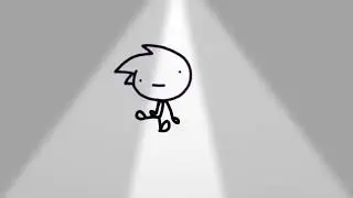 человечек махает головой под странный бит (little man shakes his head to a strange beat)