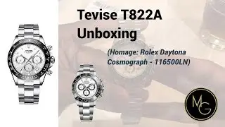 Tevise T822A Unboxing - $27 Rolex Daytona LN116500 Homage1