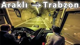 Ön Koltuk Manzaralı Otobüs Yolculuğu | Araklı→Trabzon | 4K Scenic Bus Ride