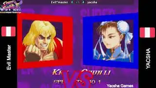 Evilmaster (Per&uacute;) vs Yacsha (Per&uacute;) -  Super Street Fighter 2 Turbo Chun Li ken chun li