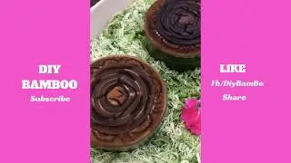 DIY BAMBOO Moon Cake | How to Make Traditional Mooncake