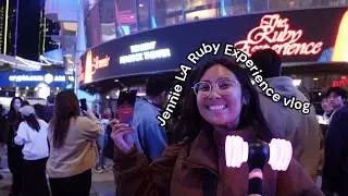 Я была одной из первых, кто увидел Руби на концерте (Jennie LA VIP Ruby Experience Vlog)