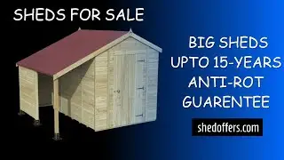 Sheds For Sale | Big Metal Sheds | Big Wooden Sheds
