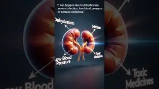 Acute Kidney Injury (AKI) Explained | Causes & Symptoms#AKI #KidneyFailure#shorts