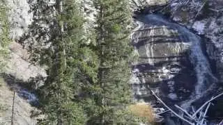 Wraith Falls in Yellowstone National Park