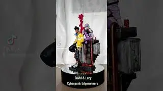 Cyberpunk Edgerunners Diorama imprim&eacute; en 3D