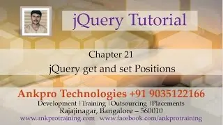 JQuery 21 - Get and set positions of the elements