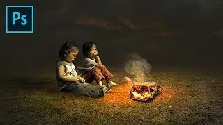 Photoshop Manipulation Tutorial - Toys on Fire