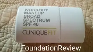 CliniqueFit Workout Makeup First Impression and Review