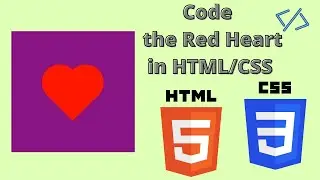 How to Create the Red Heart in HTML and CSS