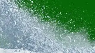 Heavy Blizzard Snowfall Green Screen Snow Storm Effect (Loop) 04