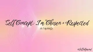 I'm Chosen + Respected 🌙 (432 Hz) | Sleep Subliminal for Self Concept