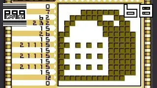 (68 / 193) Mario's Picross [GameBoy] [No Hints] : Kinoko Picross 1D (Bread)