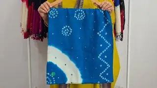 9821735405..HANDLOOM HANDCRAFTED BANDHANI MARINO WOOL SHAWLS