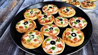 Mini Pan Pizza By KDC food|Lunch Box Recipe