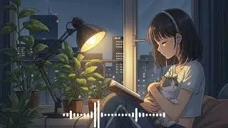 Rainy Night Study With Me | Peaceful Anime Lofi Chill