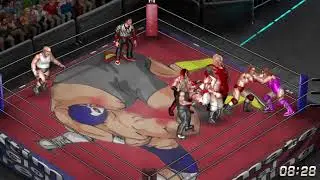 UGW battle royal  fire Pro wrestling world PS4