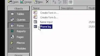 Microsoft Office Access 2000 Deleting a database object