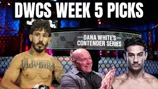 Dana White Contender Series 2025: Week 5 Picks