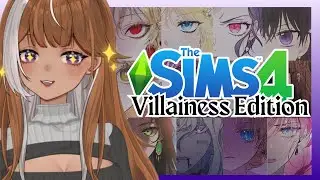 【Sims 4】Creating a Villainess Webtoon Map Save before Life & Death Expansion Comes Out!!!!