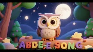 Little Owl Night ABC Song 🌙🦉 | Calm Alphabet Learning for Kids