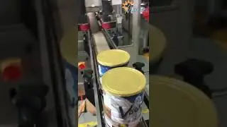 Automatische eiwitpoeder blikje stofdichte plastic deksel afdekmachine, plastic doppen capper