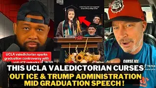 Chinese UCLA female valedictorian student sparks MAGA OUTRAGE for cursing out ICE & Trump
