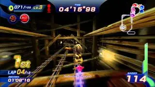 Sonic Free Riders: Rocky Ridge (Standard / Free Race) {10 Laps} [1080 HD]