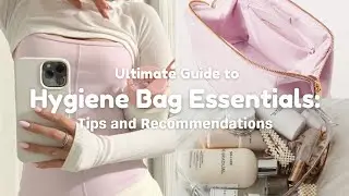 Essential EMERGENCY hygiene kit every girl needs 🎀