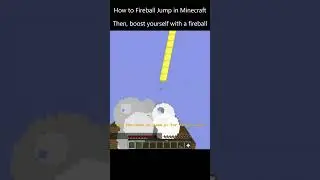 How to Fireball Jump in Minecraft