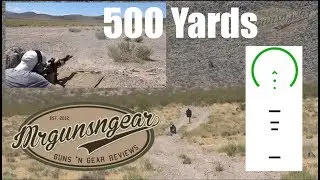 Shooting The BCM RECCE 16 & Trijicon TA44 w/ ACSS Reticle At 500 Yards (HD)