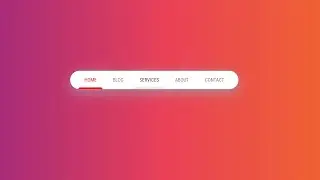 Underline hover NavBar using HTML and CSS