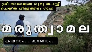 ശ്രീ നാരായണ ഗുരു തപസ്സു ചെയ്ത മരുത്വാമലയിലെ പിള്ളത്തടം ഗുഹ സന്ദർശിച്ചു   maruthwamala trekking |2025