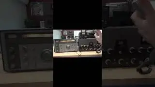 National NC-300 Johnson Viking test #shorts #hamradio #shortwave #amplifier #station #audio #radio