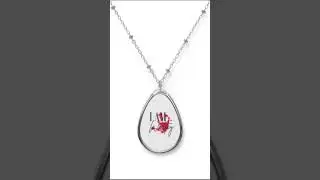 &ldquo;I Am Worthy&rdquo; Self-Love Necklace Presented by : Oracle Essence Printify Shop #supportcreativity