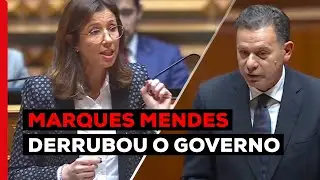 Marques Mendes derrubou o Governo