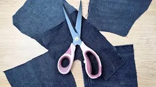 A great recycling idea with leftover denim pieces 😍👌💯 #handsewing #recycling
