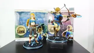 THE BEST ZELDA STATUE | First4Figures Zelda Breath Of The Wild PVC Statue Unboxing 🌿