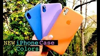 НОВЫЕ официальные весенние чехлы для iPhone XS/XS Max 2019&nbsp;года &mdash; обзор // ВСЕ ЦВЕТА!