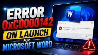Error 0xc0000142 on Launch